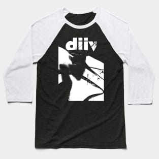 DIIV ≥≤ Original Glitch Style Fan Artwork Baseball T-Shirt